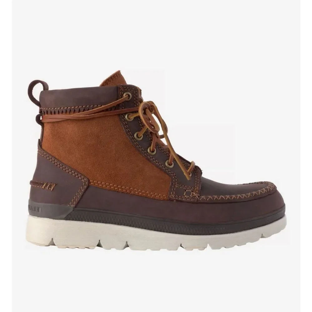 Manitobah $150 Mesa Moc Toe Sneaker Boots Copper Brown Mens 7 NEW