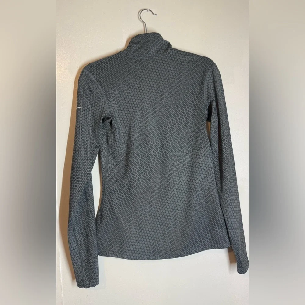 Nike Pro Dri-FIT Quarter-Zip Jacket - Women's - Grey Circles Hyperwarm style