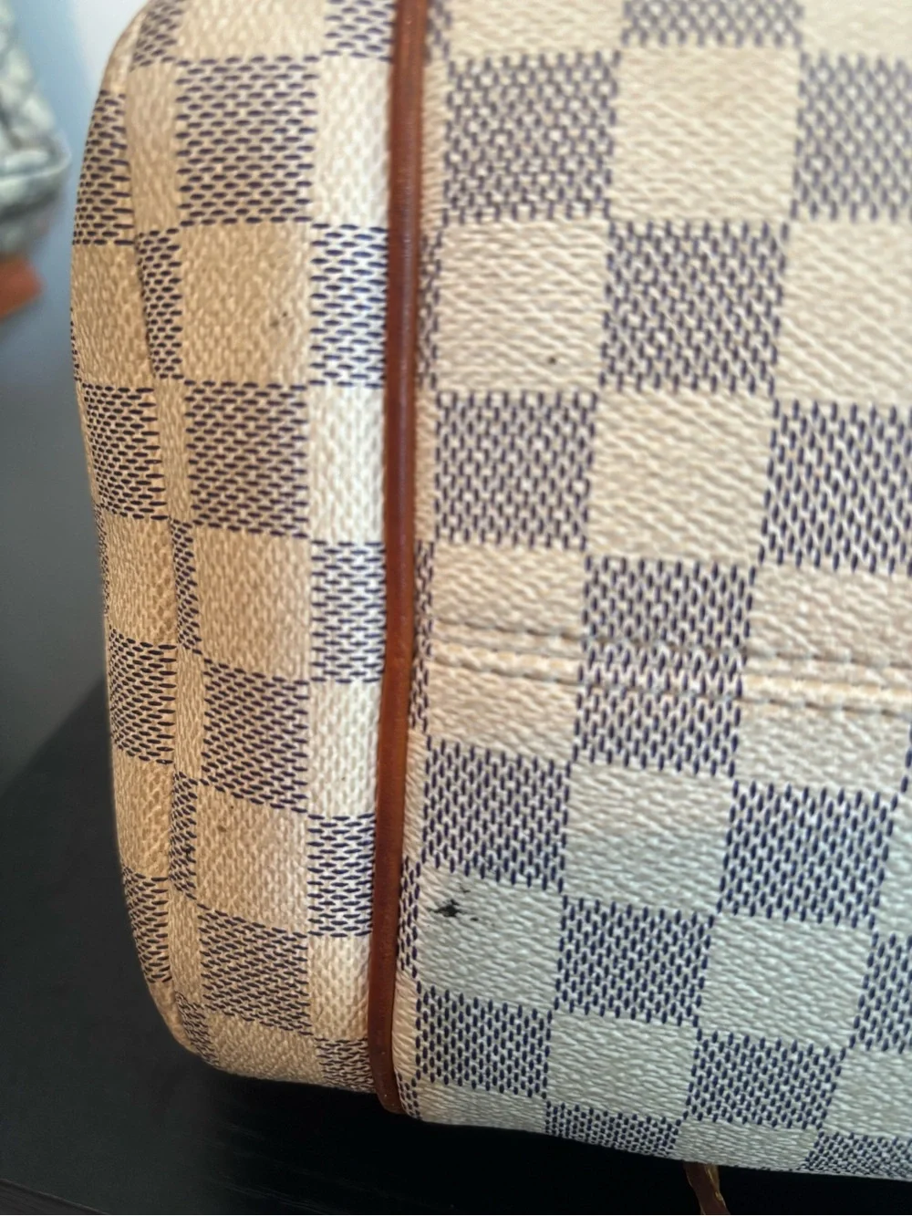 Authentic Louis Vuitton Discontinued Totally MM Tote – Damier Azur Canvas