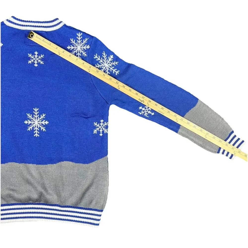 Tipsy Elves Snowman Christmas Sweater Size Medium Funny Ugly Carrot Party Unisex