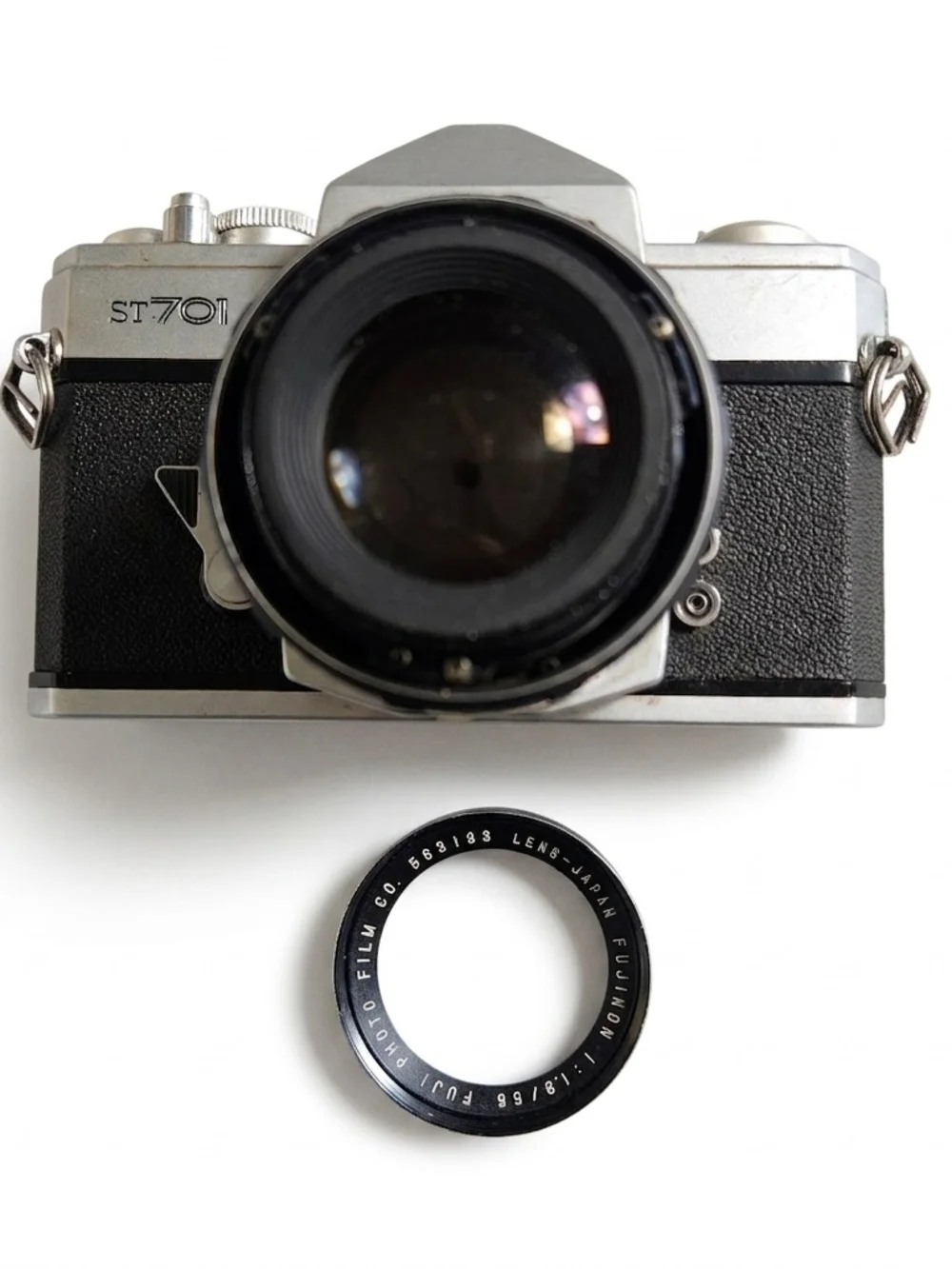 Vintage Fujica ST701 35mm Film SLR Camera & 55mm Lens