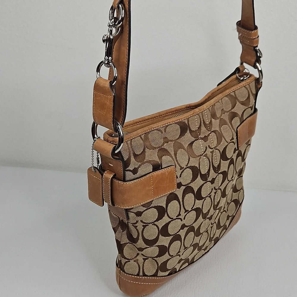 Authentic Coach Monogram Leather SOHO Crossbody Shoulder Bag