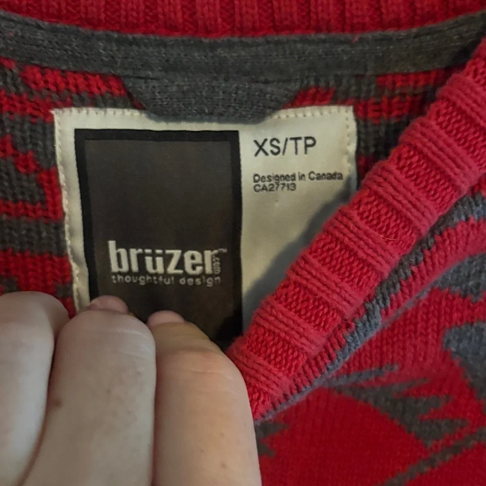 Bruzer University of Cincinnati Red Cable Knit Sweater
