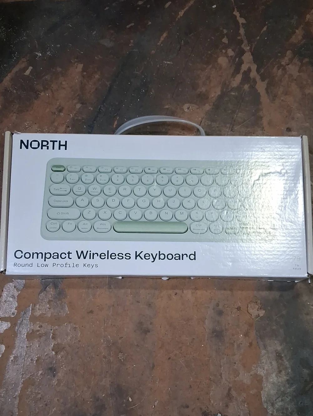 NORTH Compact Wireless Keyboard - Mint Green