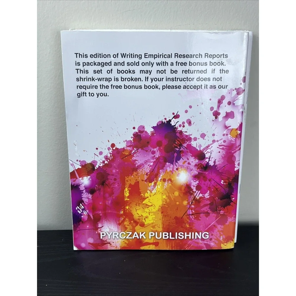 Writing Empirical Research Reports Pyrczak Galvan‎ Paperback Research Methods