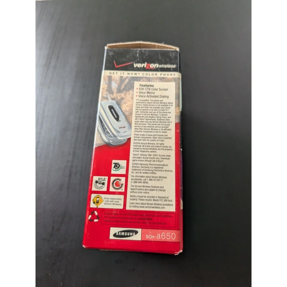 Samsung SCH-A650 - Silver (Verizon) Flip Phone Untested As / Is‎ - Prop Phone