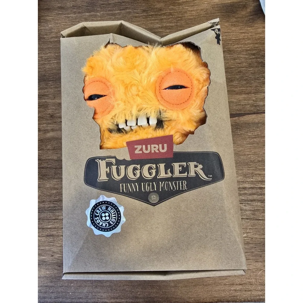 Fuggler Chaos Crew Edition, Squidge, Funny Ugly Monster, by Zuru, Orange #15717H
