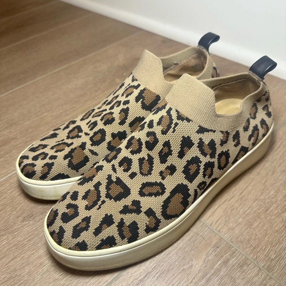 Steve Madden‎ Leopard Print Sneakers Size 8.5 Womens