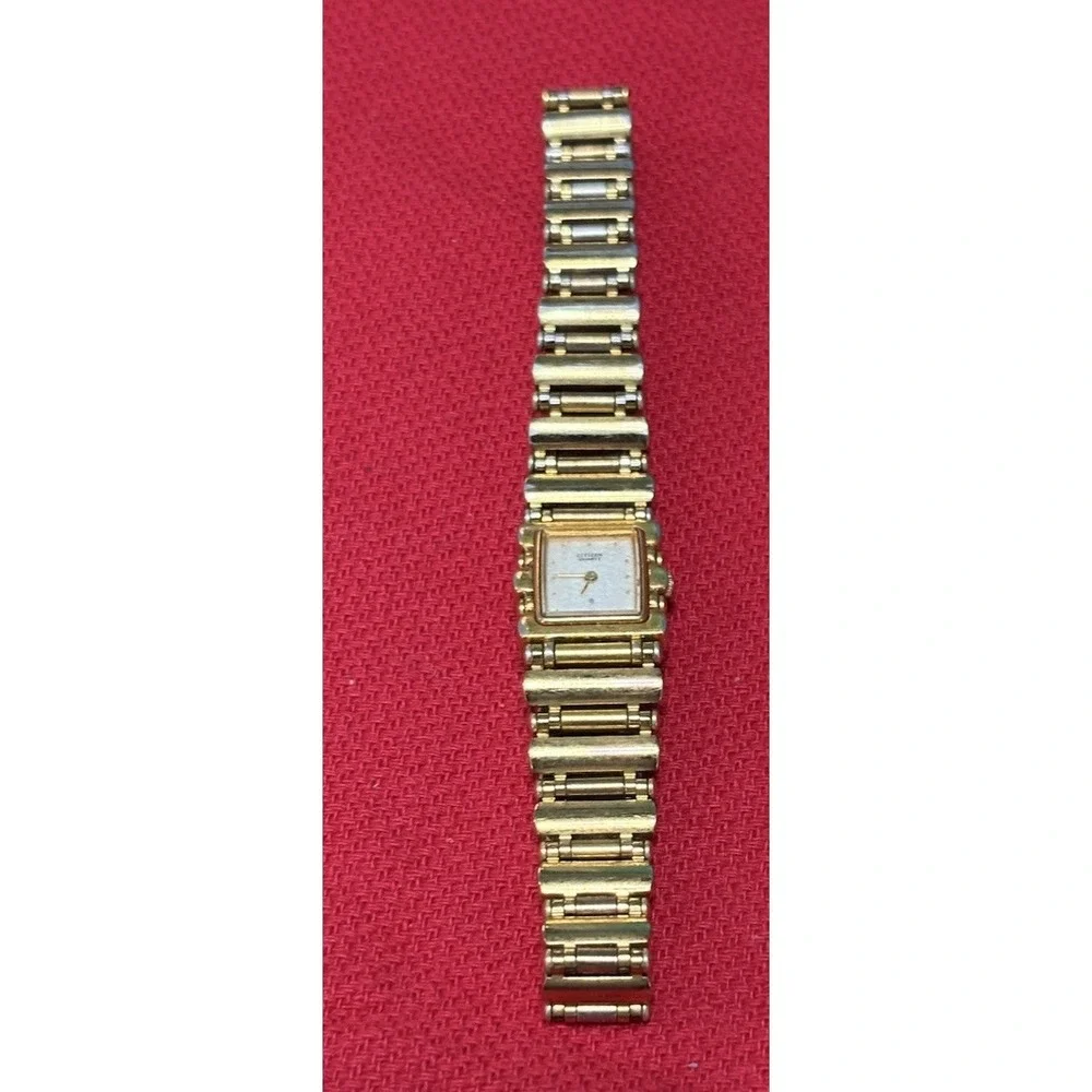 BEAUTIFUL‎ VINTAGE CLASSIC LADIES SIX JEWEL CITIZEN GOLD PLATED WATCH