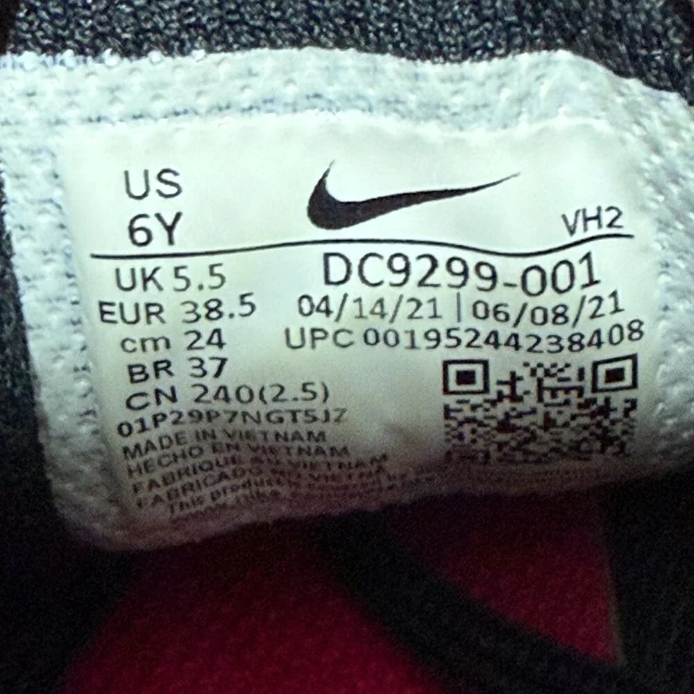 Nike youth size