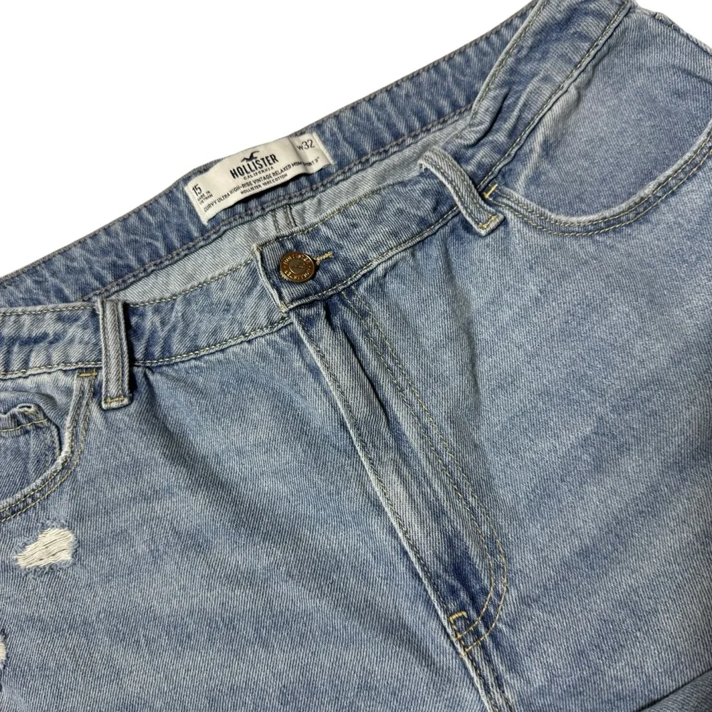 Hollister‎ Curvy Ultra High Rise Vintage Relaxed Mom Shorts size 15