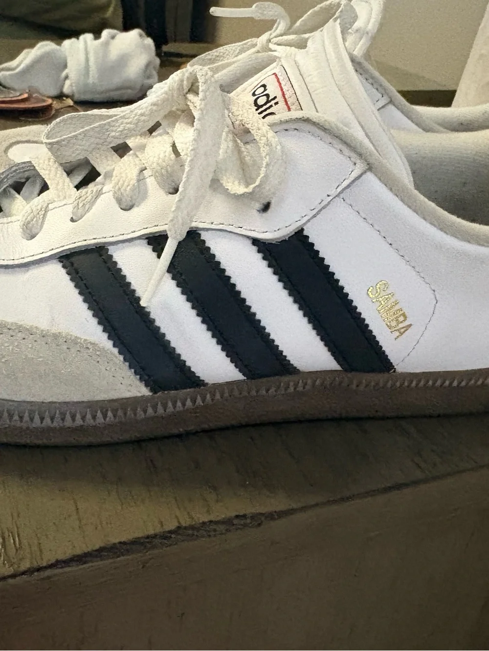 Adidas Samba Men's White Black Classic Sneakers