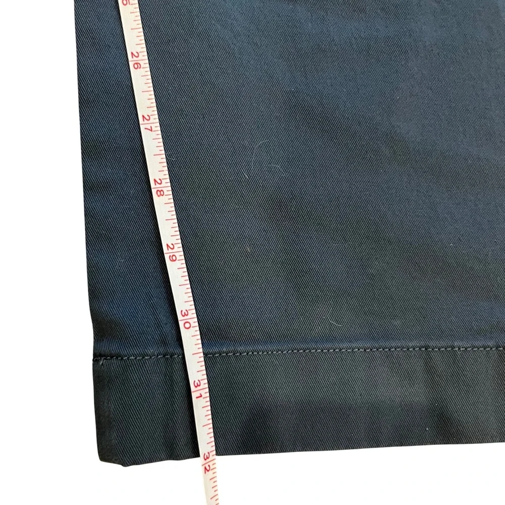 J.Crew Flex Straight Fit Chino Pants Navy‎ Blue 35x32 H3186 New