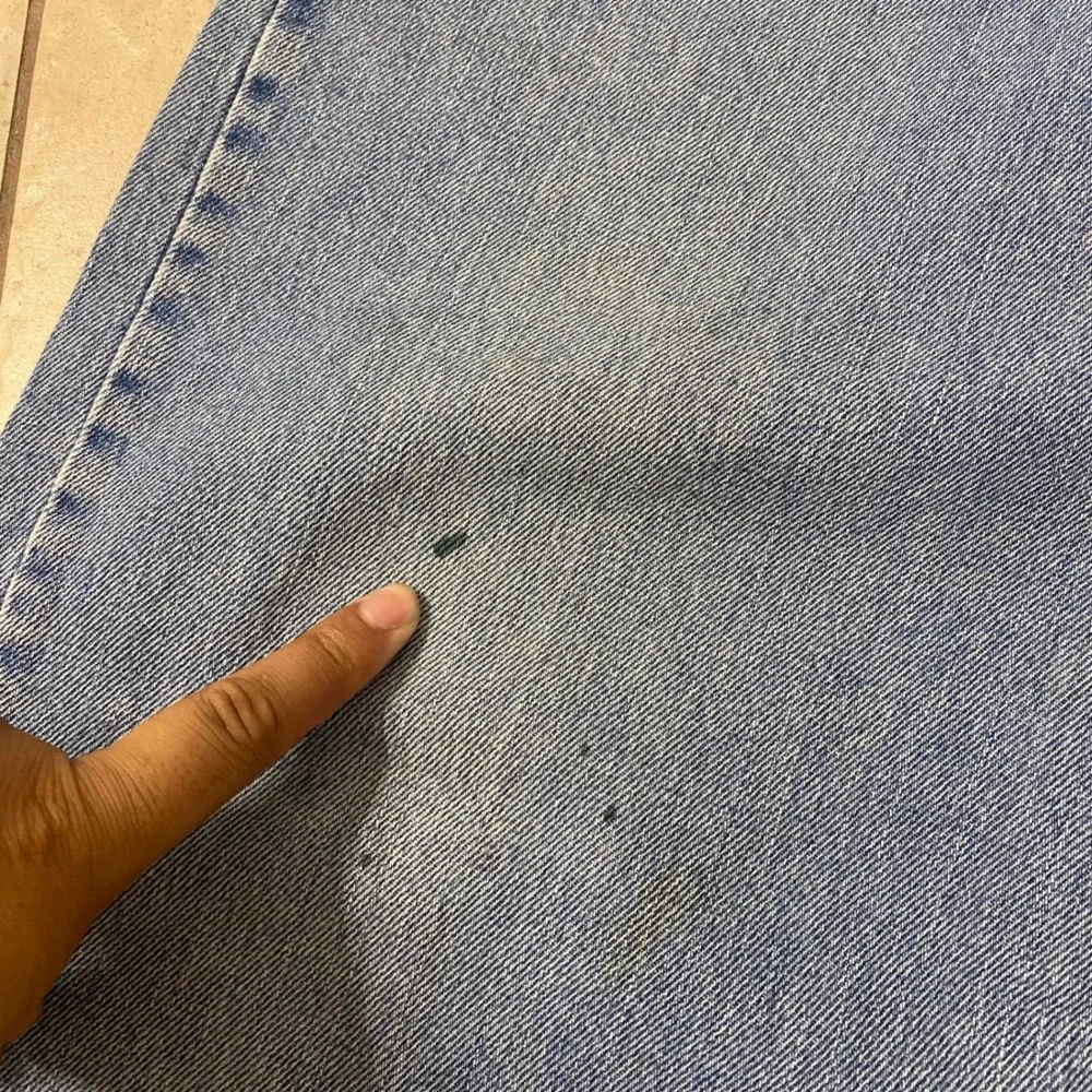 Levi Strauss 550 Mens Jeans Light Wash Straight Leg Denim Casual Pant Size 38x36
