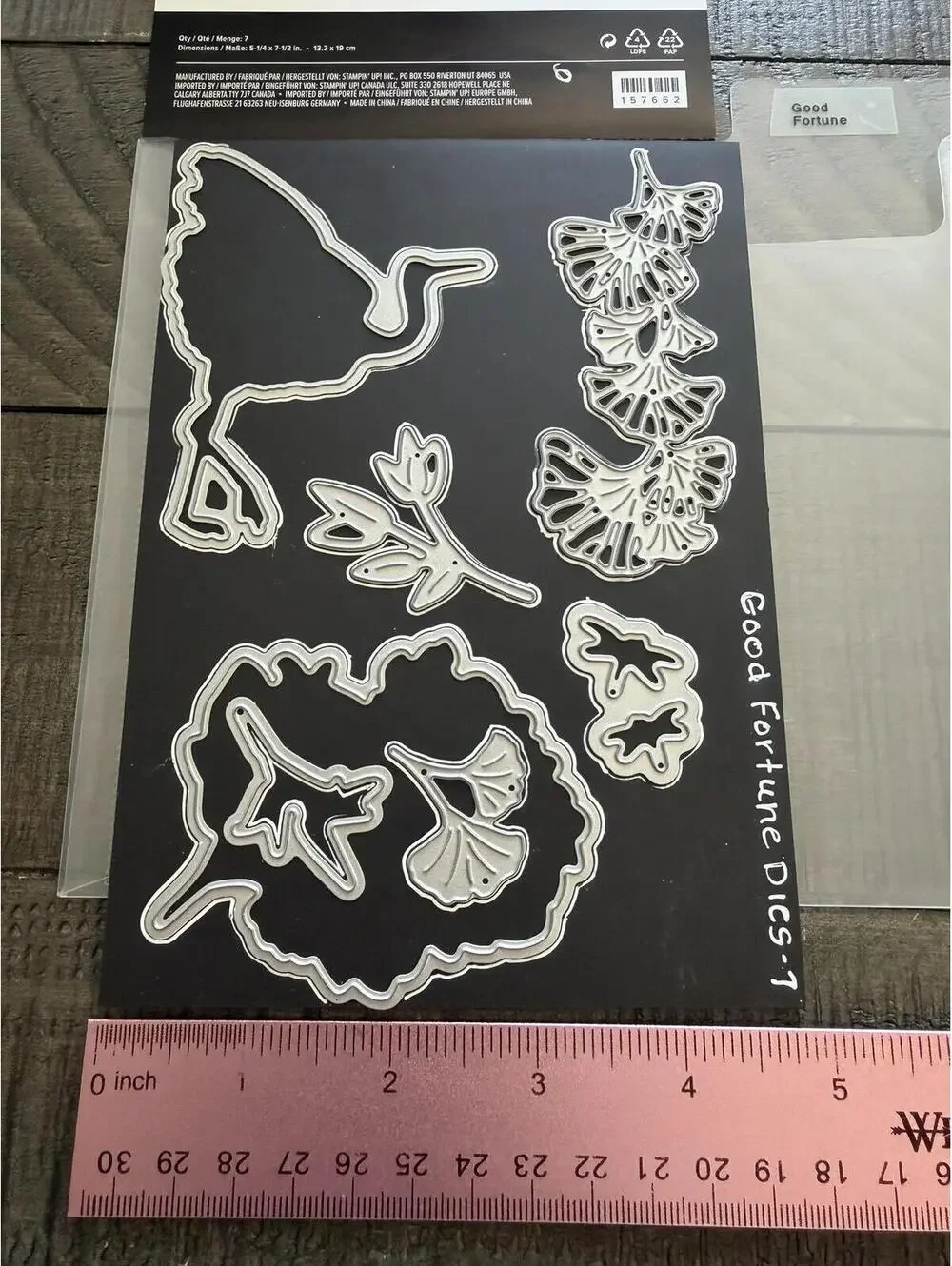 Stampin’ Up Good Fortune Dies die cut set