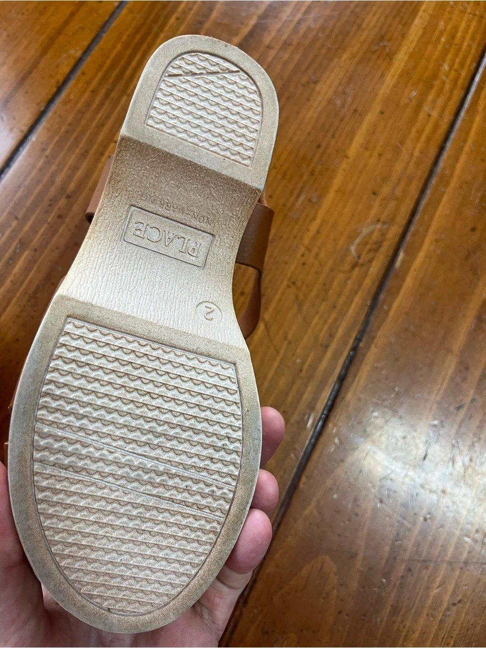 The Children's Place Brown Strappy Buckle Kids Sandals