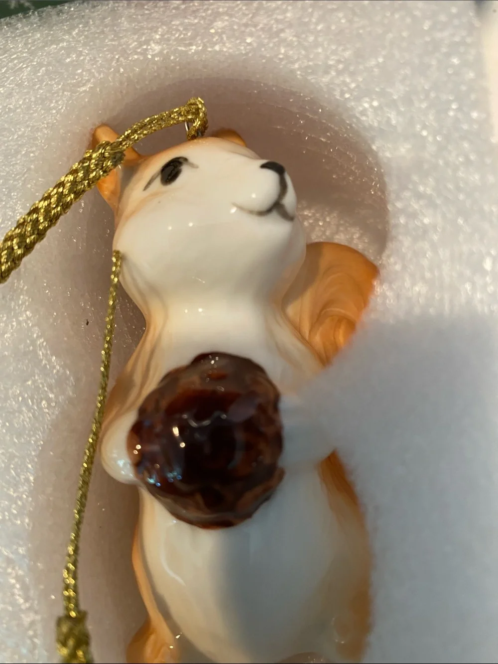 NIB Hand-Painted Ceramic Animal Ornaments for your tree