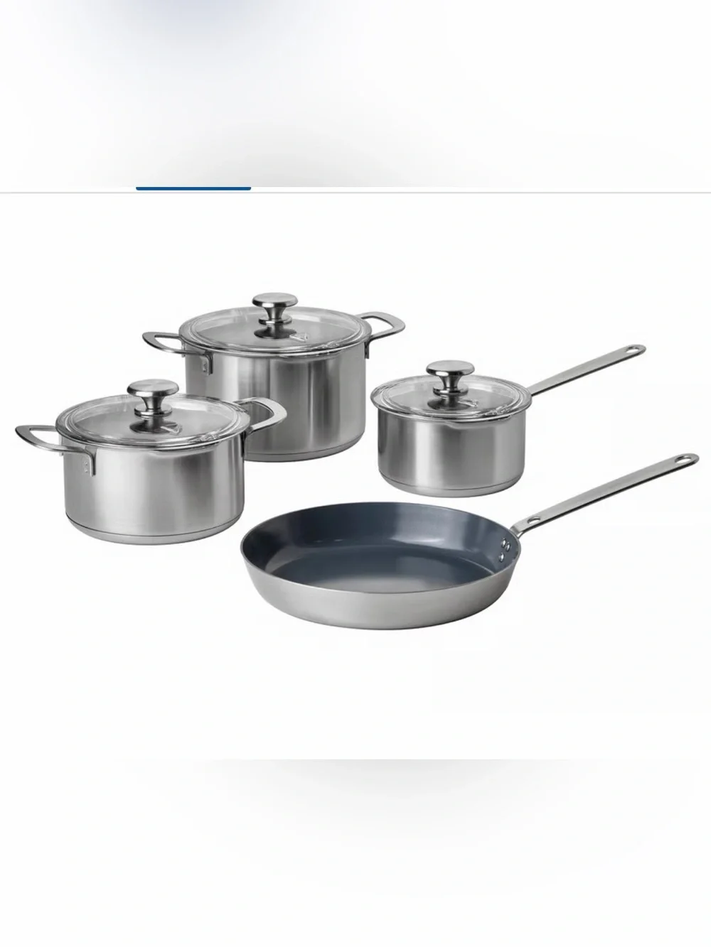 Brand New IKEA HEMKOMST 7-Piece Cookware Set.