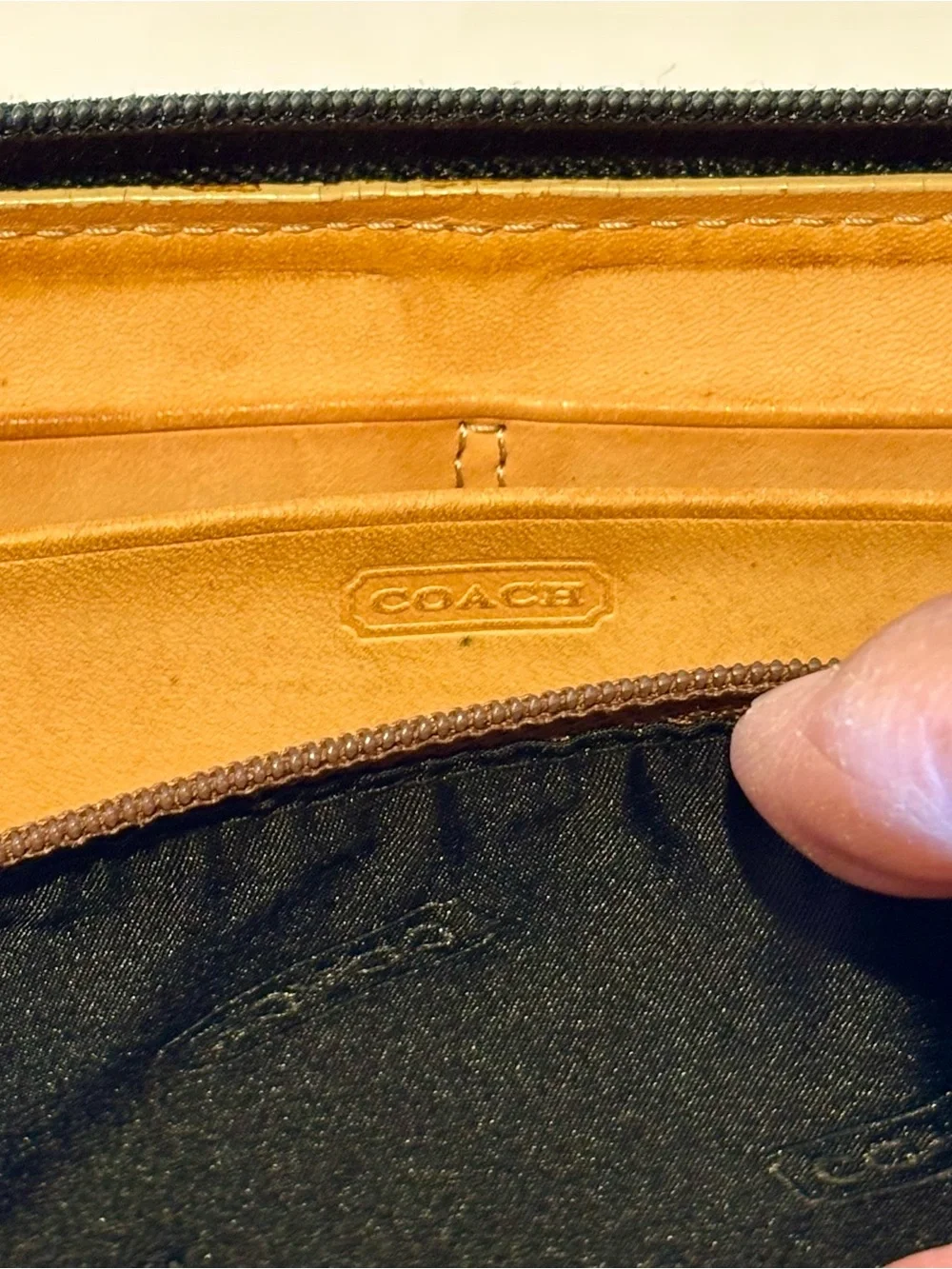 Coach signature jacquard