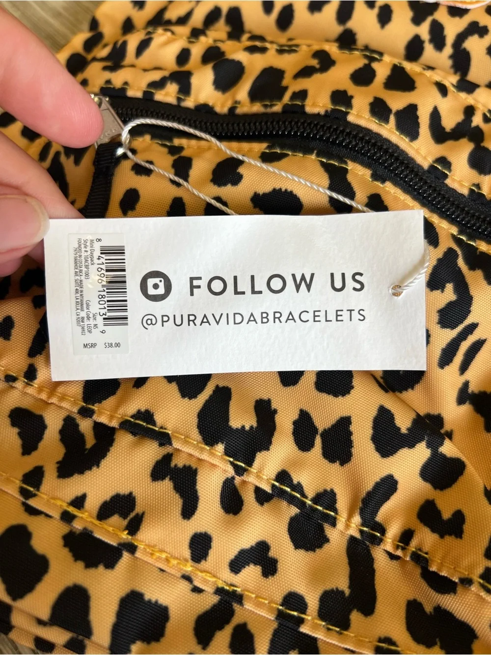 🆕 Pura Vida Leopard Print Backpack