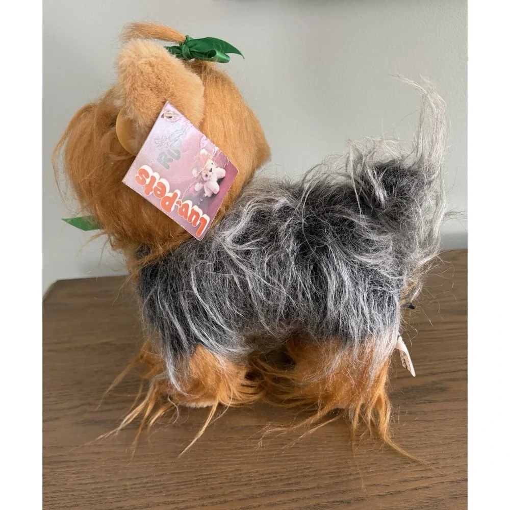 Vintage Russ Luv Pets Yorky Yorkshire Terrier Plush Dog 1979 Korea Tags Toy