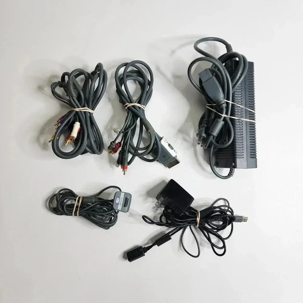 XBOX 360 Cable‎ Bundle Power HD AV Kinect Charge