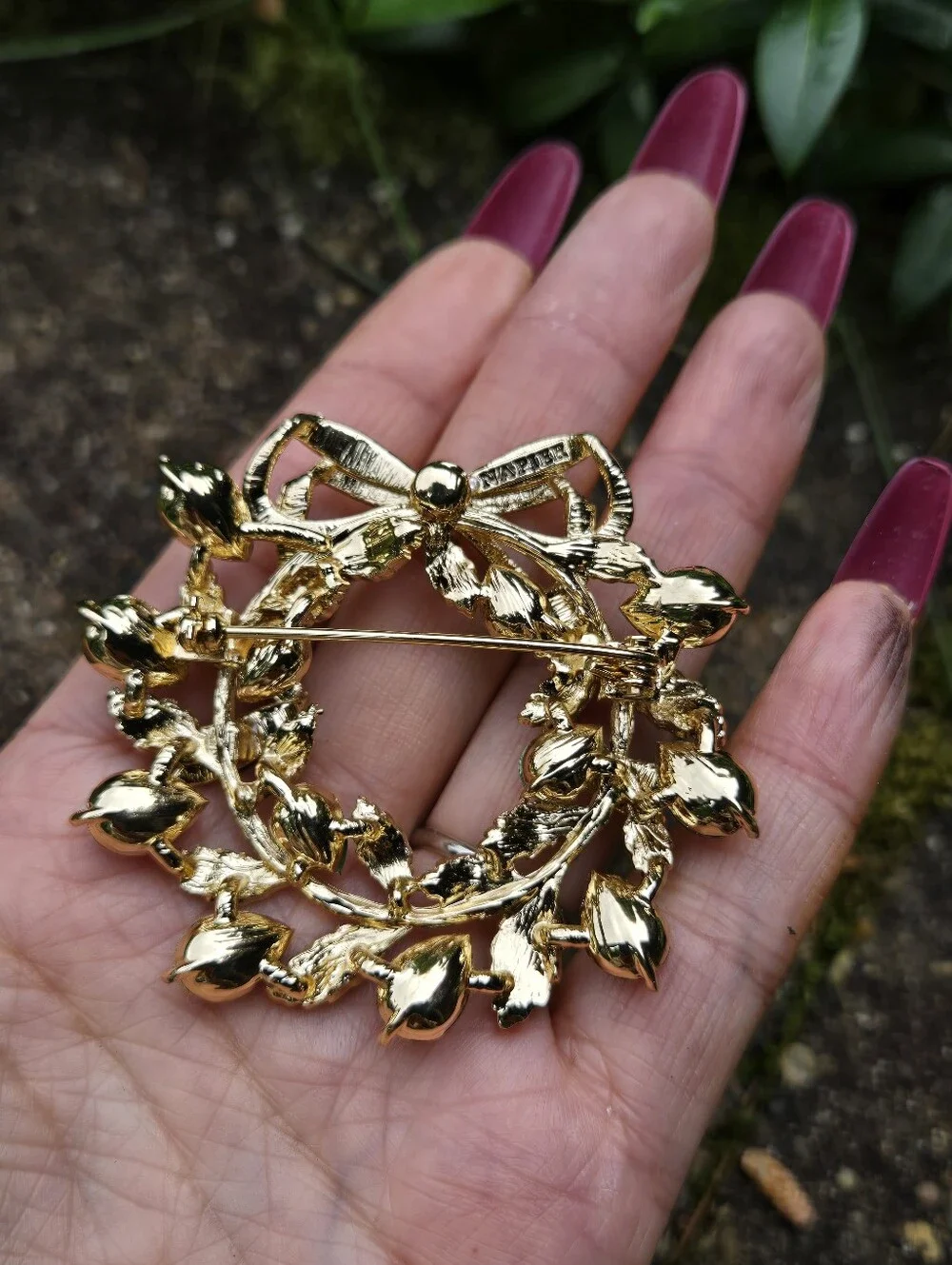 Napier gold tone