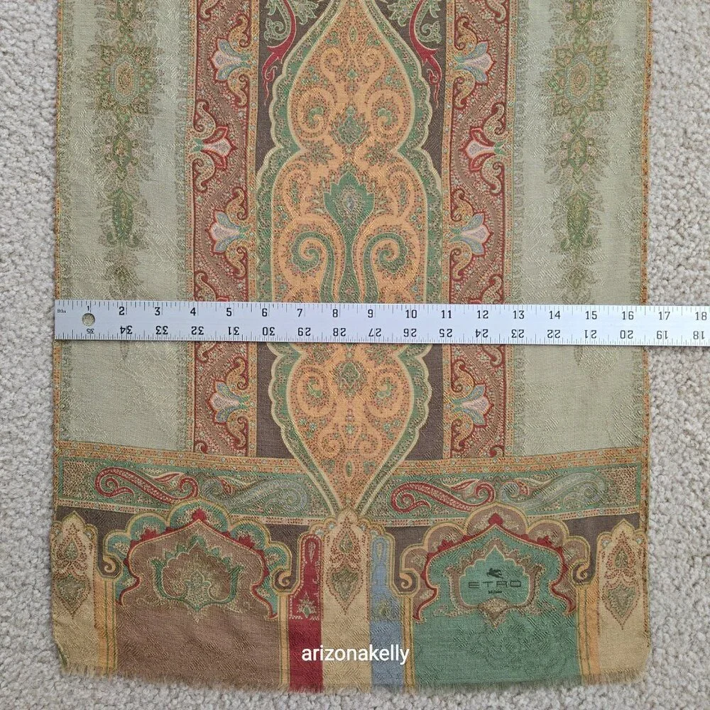 Etro Wool & Silk Scarf