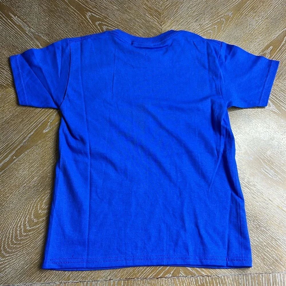 MESSI Kids Cobalt Blue Messi GOAT Football Soccer Print Tee S