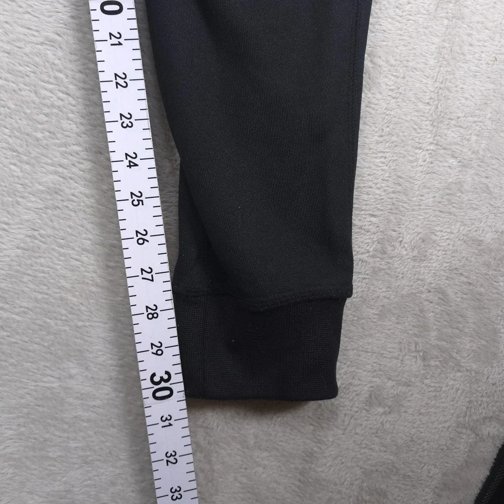 Nike Sweatpants Mens Small Black Air Fleece Joggers Zip Pocket Tapered Gym Run