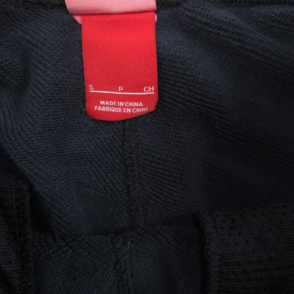 Nike Sweatpants Mens Small Black Air Fleece Joggers Zip Pocket Tapered Gym Run