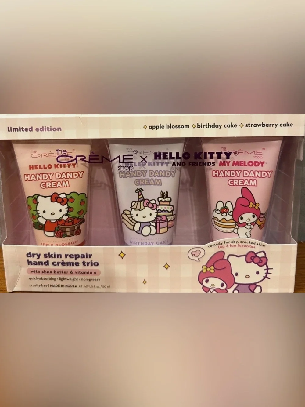 Hello Kitty Handy Dandy Cream — Pink Strawberry Cake Hand Cream