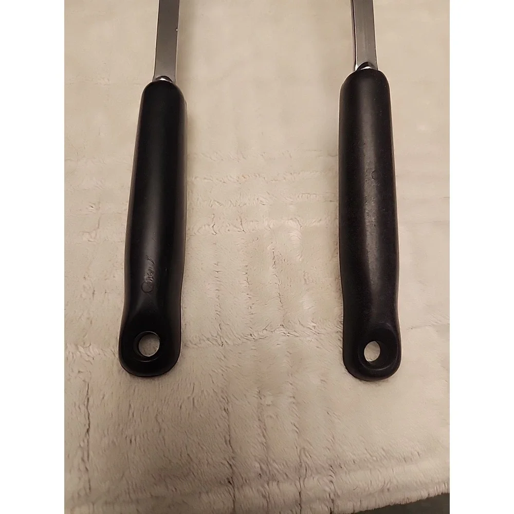 Ekco Slotted Spatula Spoon Stainless Tulip Design Vintage Kitchen‎ Utensil Lot 2