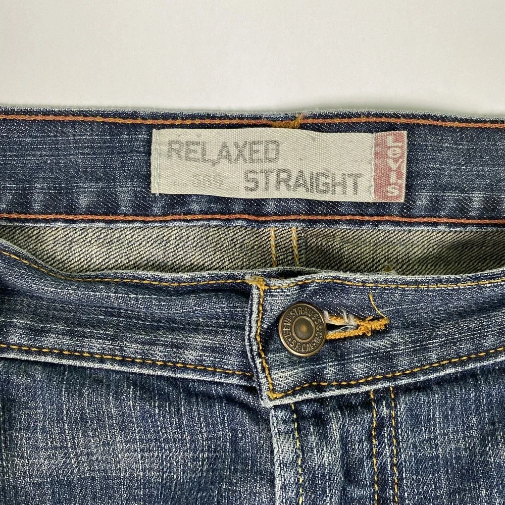 Levis 559 Jeans‎ Men 36x30 Medium Wash Blue Denim 100% Cotton