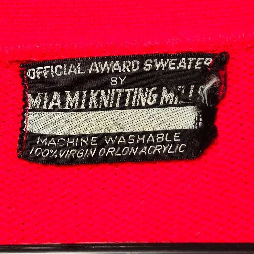 Miami Knitting Mills vintage varsity
