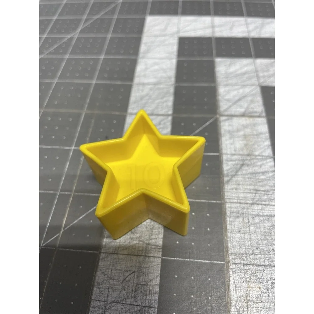 Tupperware TUPPERTOYS Shape‎ O Ball Sorter Toy Replacement Piece NINE #10 STAR