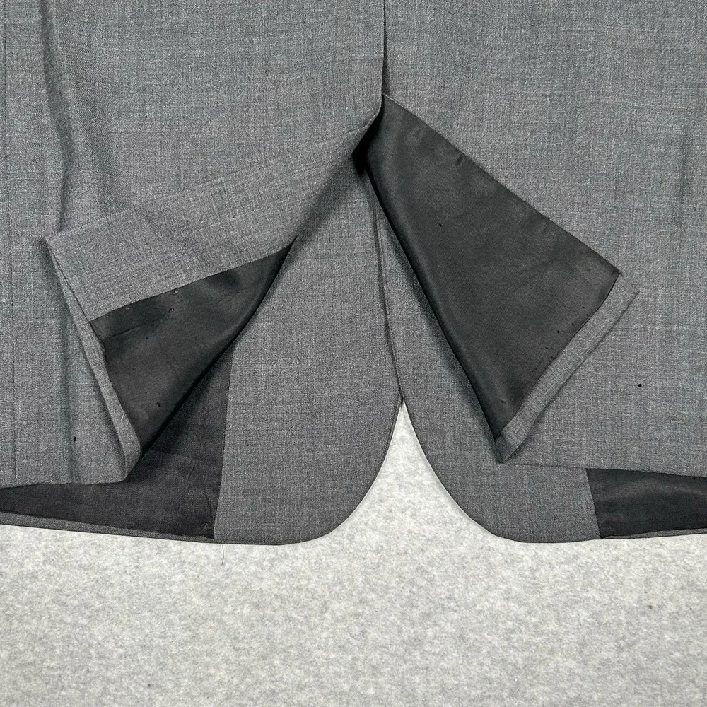 Vintage Burberrys Men's Blazer Sport Coat Jacket 100% Wool Gray FLAWS SEE PICS‎