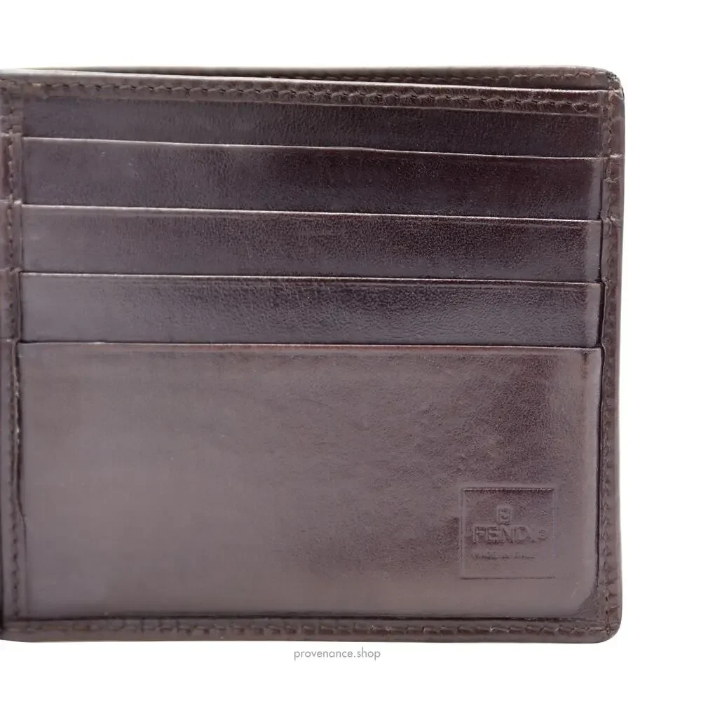 🔴 Fendi Bifold Wallet - FF Zucca