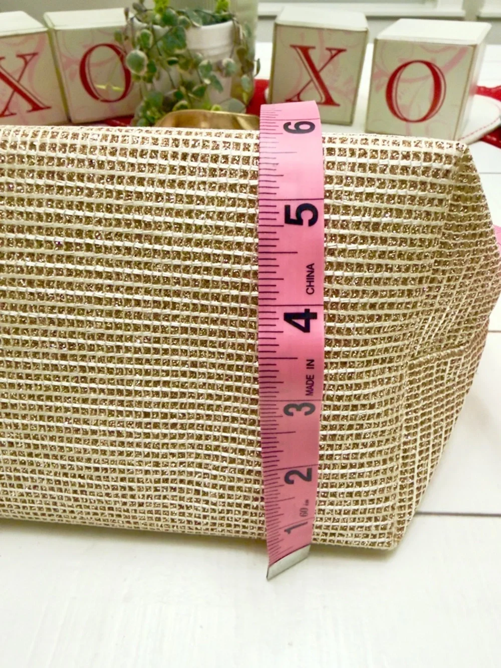 LAST 1- Dior Beauty Exclusive Gold Tote Bag
