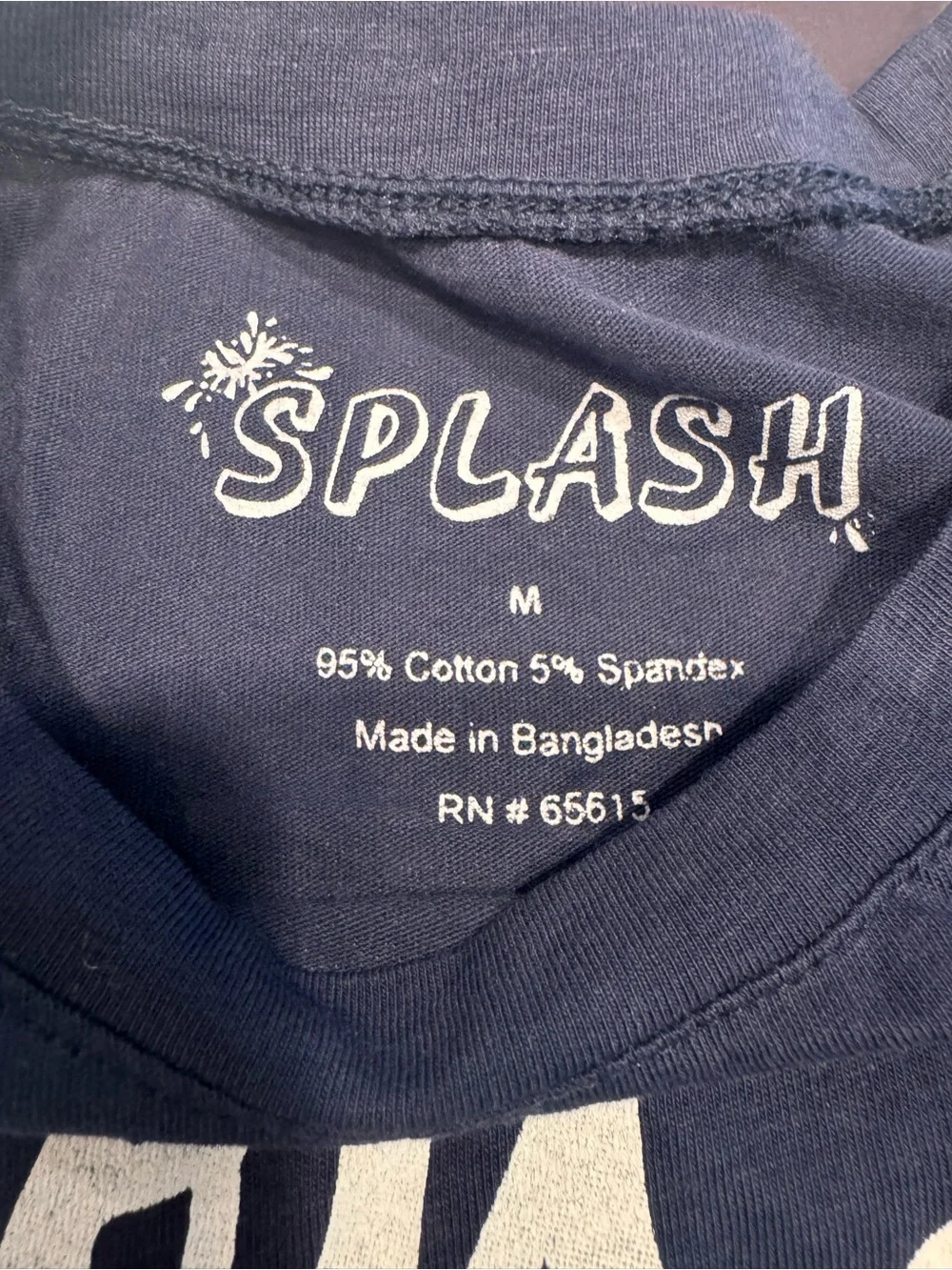 Splash soft navy
