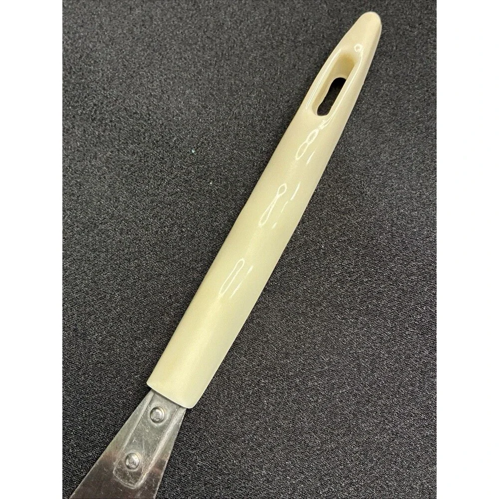 Vintage Peach Floral Icing Spreader Spatula Stainless Steel Household Japan MCM