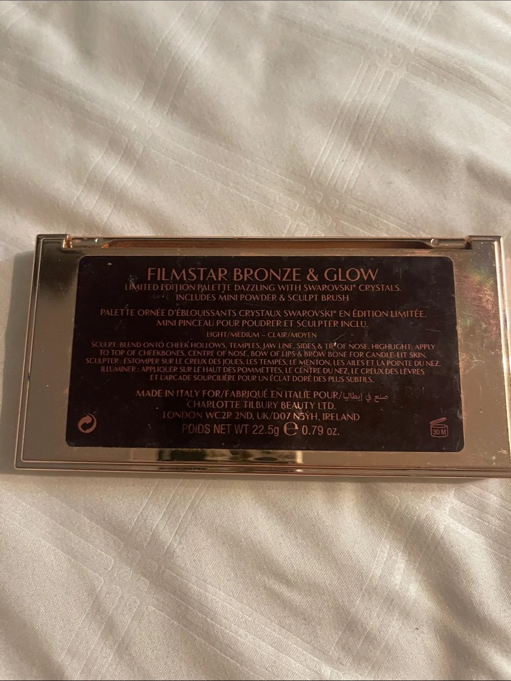Charlotte Tilbury beaded navy