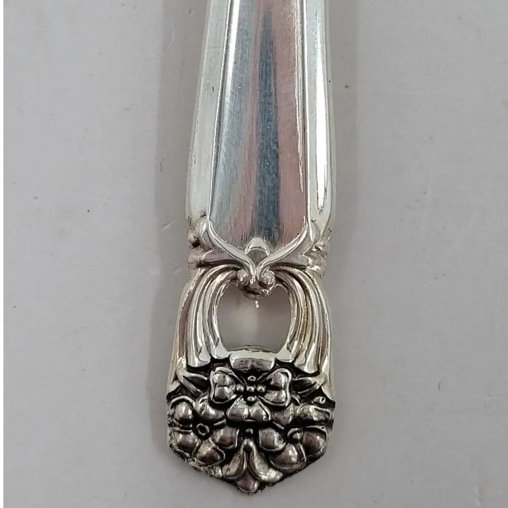 Rogers Brothers Silver Plate‎ Eternally Yours Coquette 2 Sugar Spoons