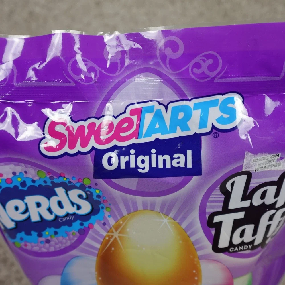 SweeTARTS Nerds Laffy Taffy Easter Egg Hunt 12 Candy Filled Plastic Eggs 3.4oz