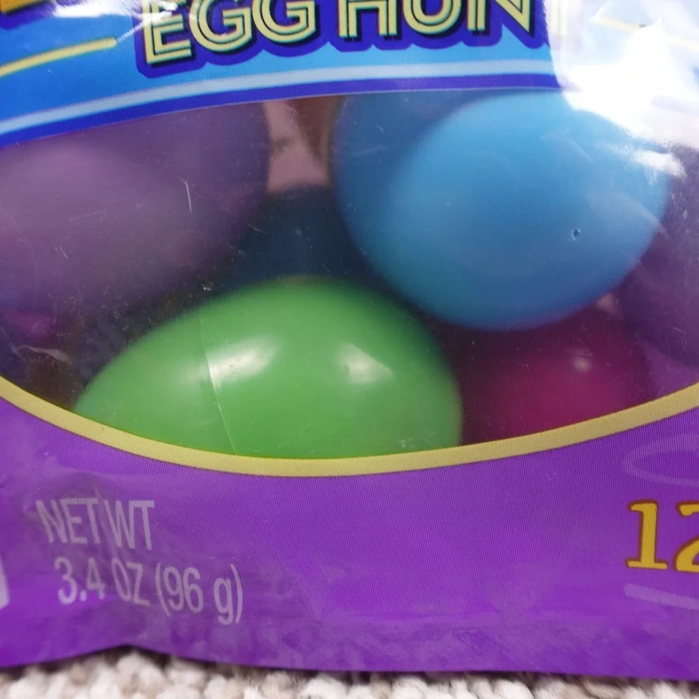 SweeTARTS Nerds Laffy Taffy Easter Egg Hunt 12 Candy Filled Plastic Eggs 3.4oz