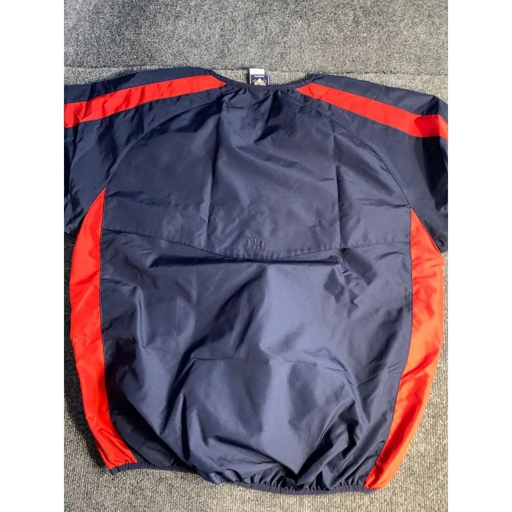 Cooperstown Windbreaker Jacket Mens Medium Navy Mesh Lined Dreams Park Authentic