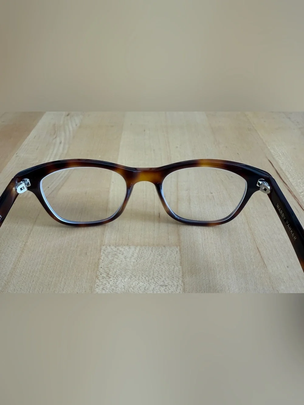 Warby Parker 🐢Eyeglasses Frames Greenleaf 215 Tortoiseshell Square 49-19-142 EUC