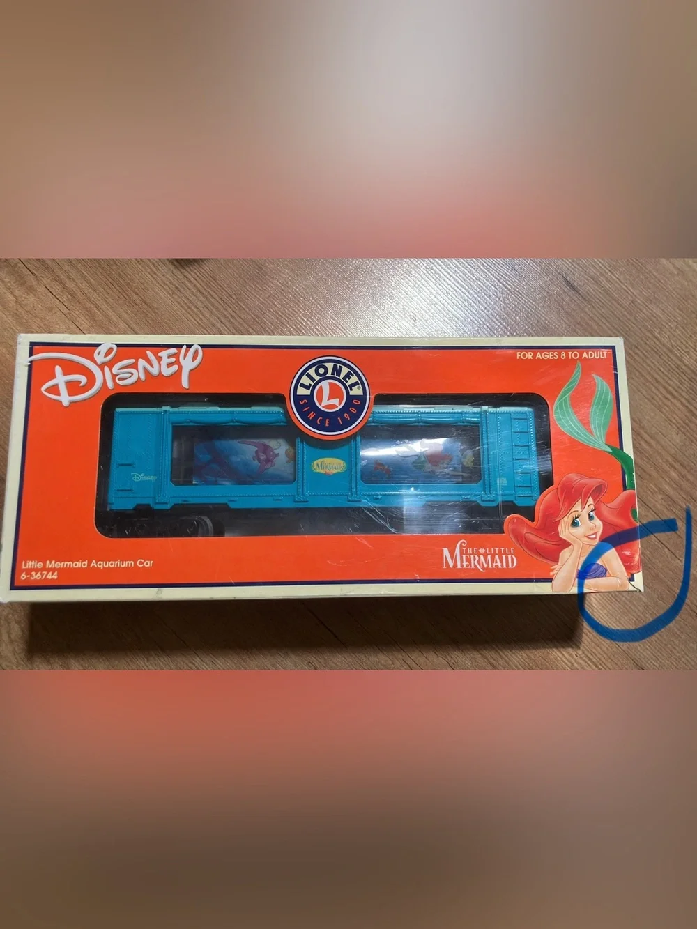 LIONEL DISNEY LITTLE MERMAID AQUARIUM CAR 6-36744