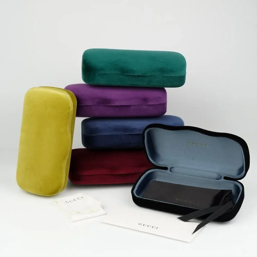 NEW Gucci GG1677S 005 Black Yellow Mirror Logo Pilot Unisex Sunglasses