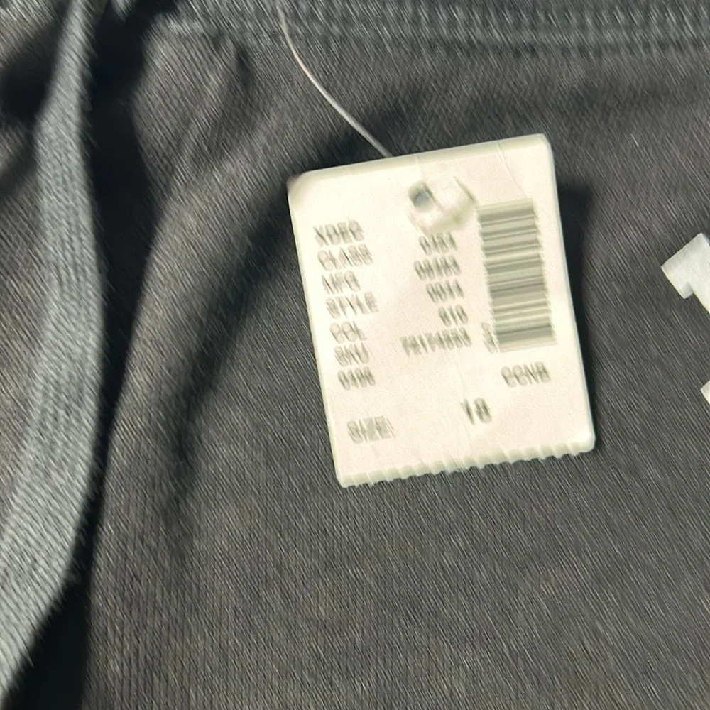 Justice girls, extra large, (18 ) jogger pants with logo on front‎